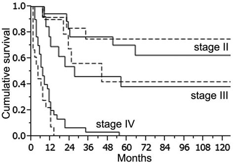 lymphoma in stomach survival rate.